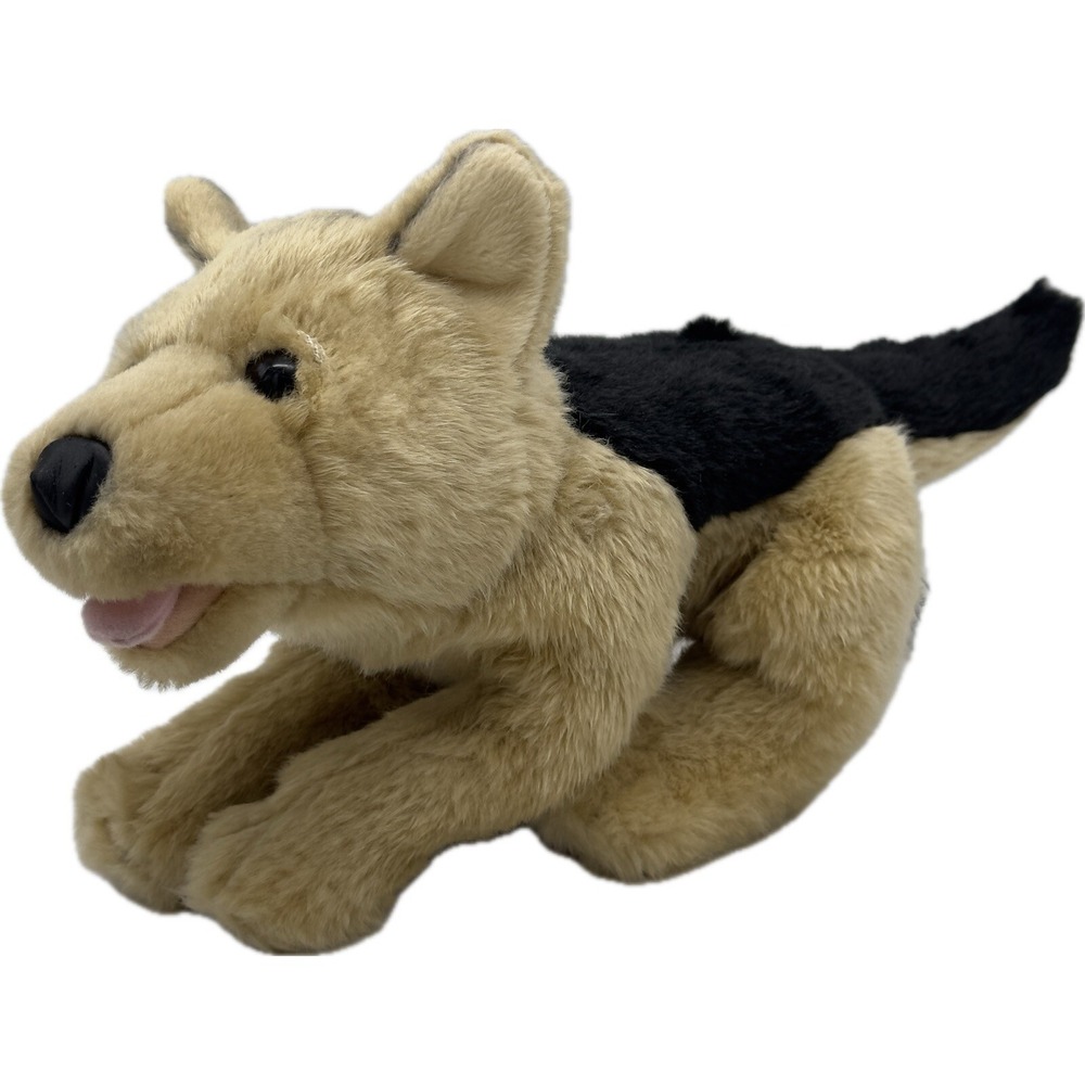 Vtg Toys R Us Animal Alley‎ German Shepherd Dog Plush Stuffed Realistic Core